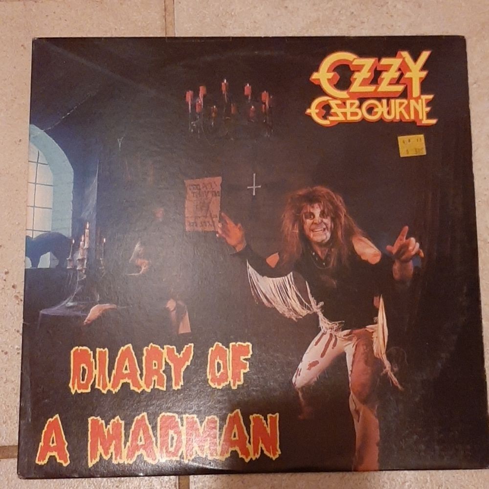 1981 Ozzy Osbourne Diary of Madman LP Vinyl Record Album